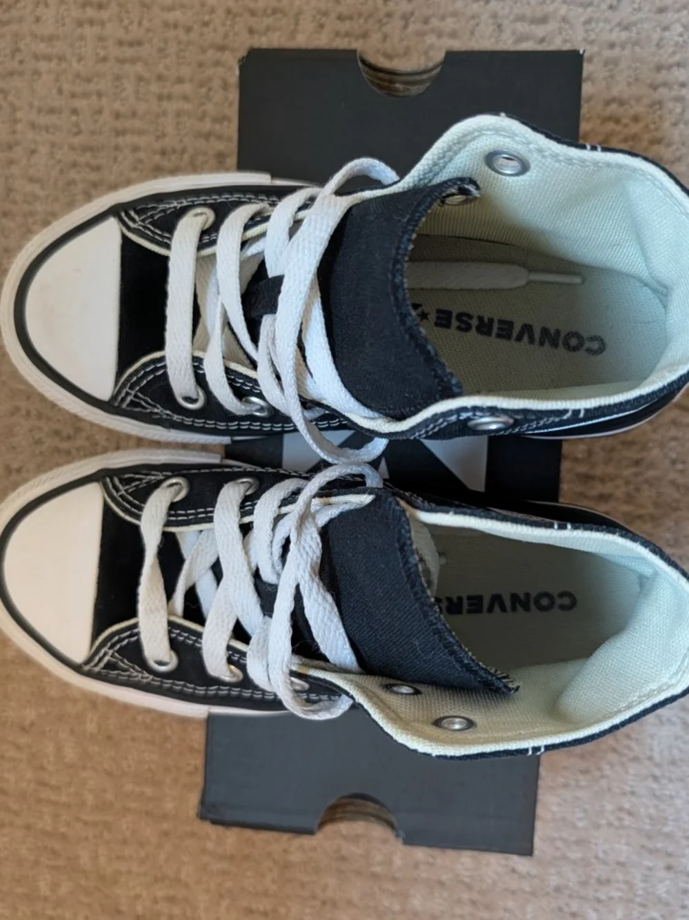 Converse Chuck Taylor All Star High Top Sneakers - Black/White 12K